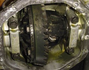 clean differential oil